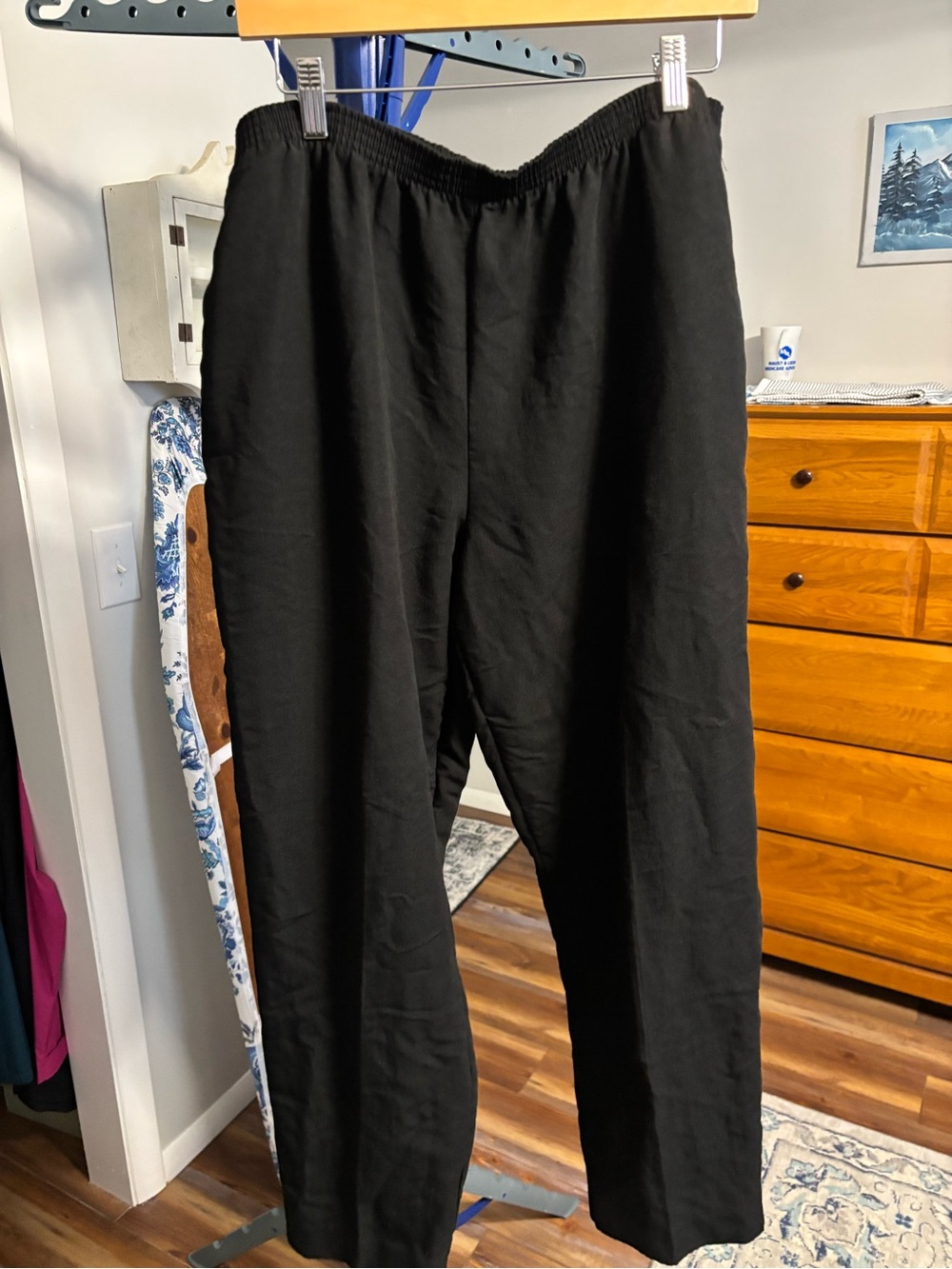Alfred Dunner Black Straight-Leg Women’s Pants